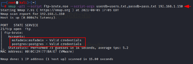 nmap-ftp-brute